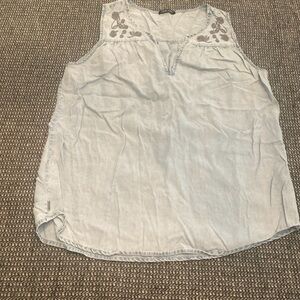 Dear John Light Blue Denim Top